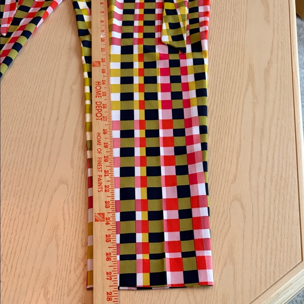 New York & Company Multicolor Plaid Pants - Picture 6 of 6